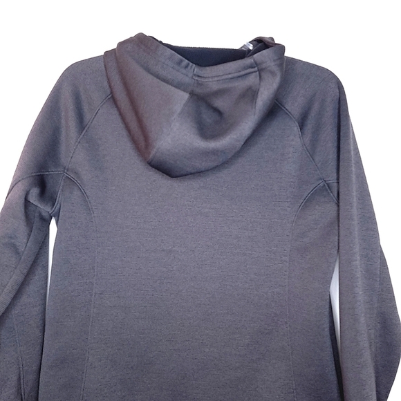 Under Armour men's m athletic performance gray heathered long sleeve zip jacket - Picture 10 of 16